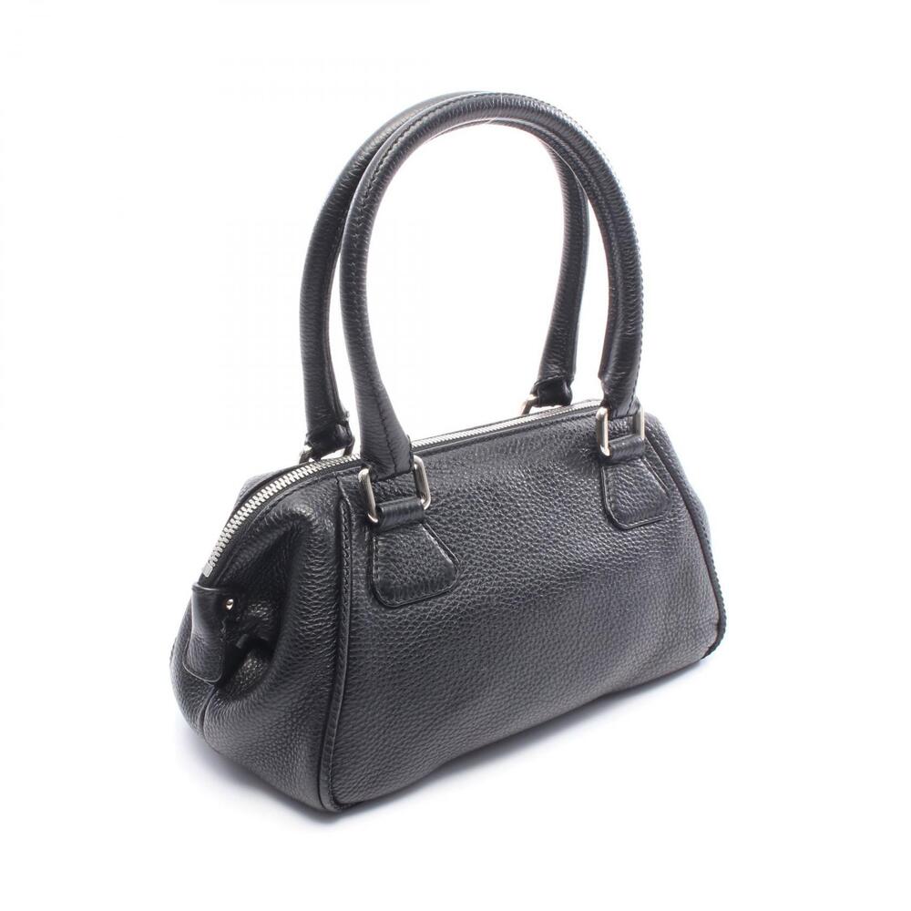 Chanel leather fringe black Handbag Black